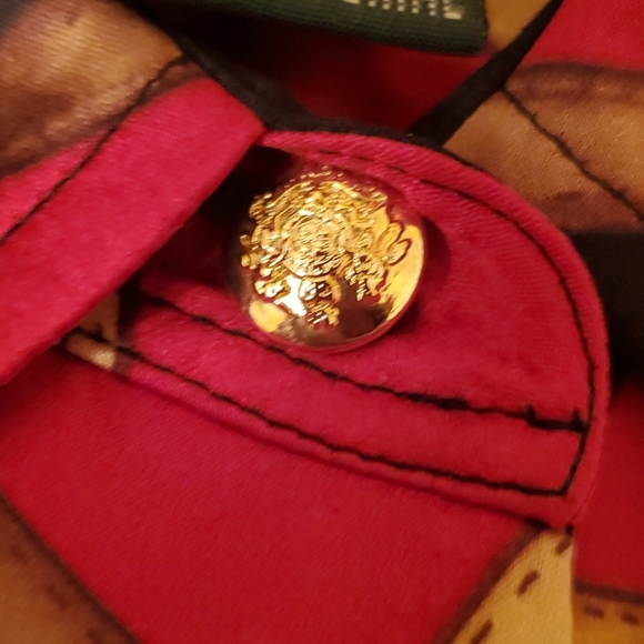 Lauren by Ralph Lauren Petite Vintage silk riding top size Small petite - Picture 6 of 6